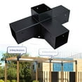 thumbnail image 2 of Bgsha Build Your Dream Pergola with Strong Alloy Steel Brackets Easy Assembly, 2 of 10
