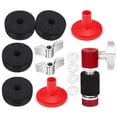 thumbnail image 1 of BRIGHTFUFU 1Set Metal Felt Drum Cymbal Pads for Protection and Performance .5x2.5in, 1 of 8