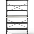 thumbnail image 3 of Crosley Furniture Madeleine 2 Piece 15"Metal Bakers Rack in Matte Black, 3 of 8