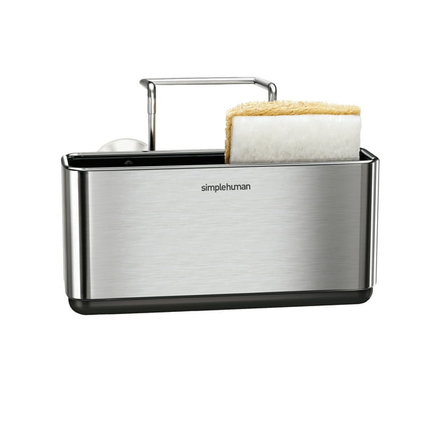 simplehuman Slim Sink Caddy, Brushed Stainless Steel