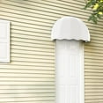 thumbnail image 4 of Awntech 3.38 Ft Bostonian Dome-Shaped Fixed Awning Canopy (40.5in x 26.25in x 20.25in), White, 4 of 4