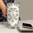 thumbnail image 2 of Butterfly Tumbler 20oz with Lid Trust in The Lord Proverbs 3:5 Gift, 2 of 6