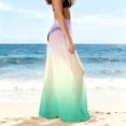 thumbnail image 7 of Hrsba Chiffon Swim Cover Up Trousers For Women Bohemian Print Light Loose Full Length Bottoms, 7 of 7
