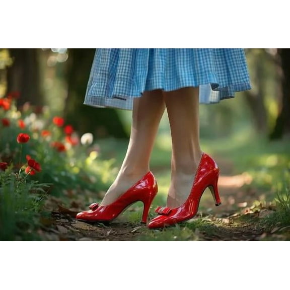 Jigsaw Puzzles 1000 Pieces for Adults The Wizard of Oz Red Shoes Jigsaw Puzzle Every Piece is Unique Means Pieces Fit Together Perfectly, 1000 Pc