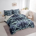 thumbnail image 3 of Homewish Vintage Tribal Aztec Bedding Comforter Set 7 Pieces for Adult, Blue Square Triangle Full Bedding Set, Rustic Southwestern Reversible Fitted Sheet Flat Sheet, Super Cozy Room Decor, 3 of 7