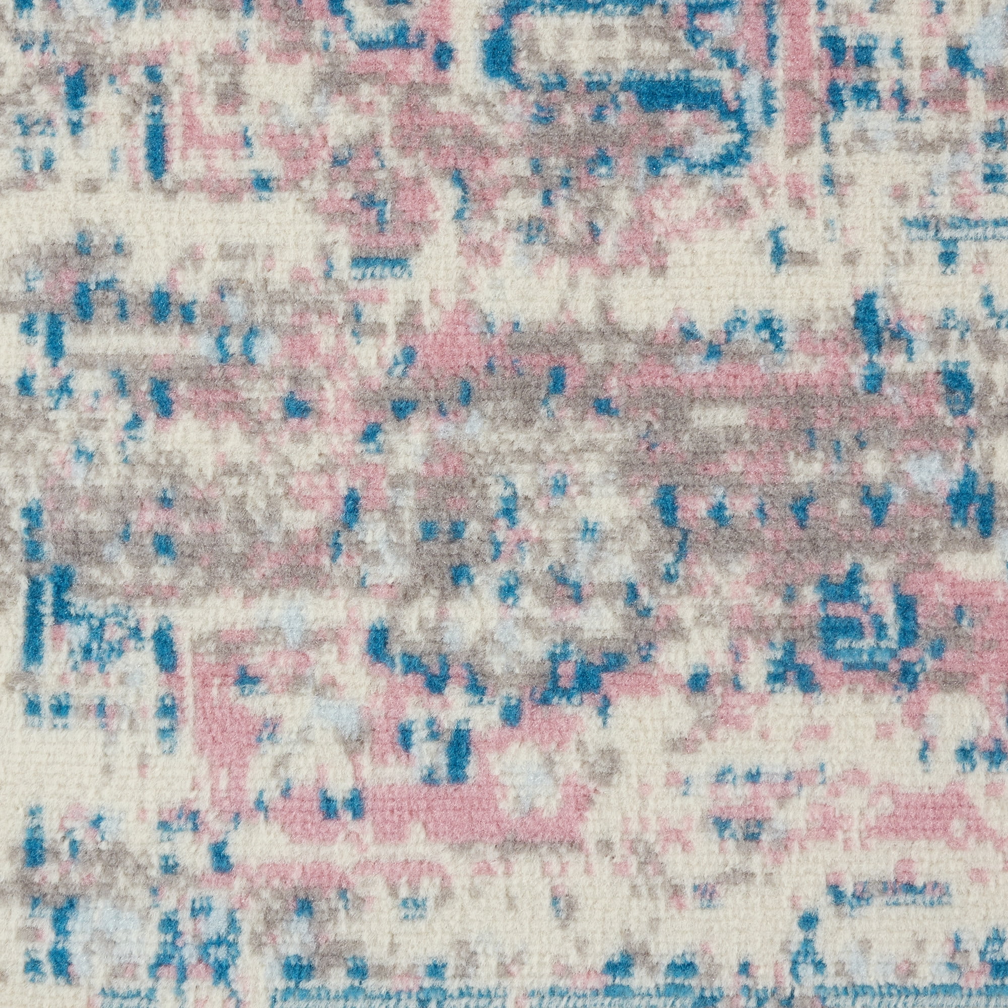 Nourison Grafix Persian Ivory/Pink 2'2" x 12' Area Rug, (2x12)