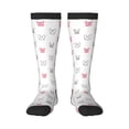 thumbnail image 2 of Picia Women Crew Soft Moisture-wicking Socks Girl Rabbit Pattern Design Cotton Socks, One Size fit All, 2 of 9