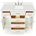thumbnail image 6 of Ariel H049SWQRVOWHT Bristol 49" Free Standing Single Rectangular Basin Vanity Set - White, 6 of 7