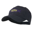 thumbnail image 2 of Religious Symbol of Christ Embroidered Cap - Navy OSFM, 2 of 5