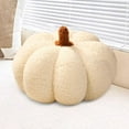 thumbnail image 3 of Halloween Pumpkin Pillows, Cute 3D Shaped Cushion, Halloween Plush Toys, Plush Decorative Sofa Cushion for Bed Room Decor Car White, 3 of 7