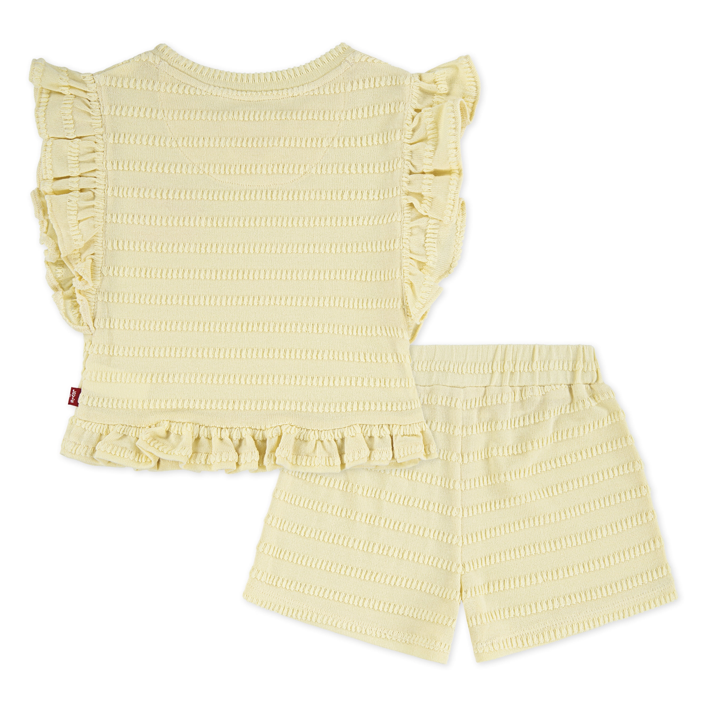 Levi's Girls Ruffle Top and Short Set, Sizes 2T-6X