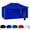 Blue, variant on Red 10x15 Instant Canopy Tent with 3 Full Walls and 1 Half Wall - Commercial Grade Steel Frame with Water-Resistant Canopy Top and Sidewalls - Bonus Canopy Bag and Stake Kit Included (5 Colors)