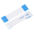 thumbnail image 1 of Flexible Flat Cable, 30mm 1mm Pitch 6 Pins FPC FFC Flexible Ribbon Cable 10Pcs, 1 of 6