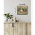 thumbnail image 4 of Drsoum Vintage Floral Wall Art Classic Retro Flower Wall Prints Modern Farmhouse Kitchen Bathroom Office Decor - 8x10in Nature Framed, 4 of 5