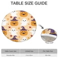 thumbnail image 6 of Halloween Elasticized Round Table Cover - 44 Inch Stretch Tablecloth for Dining Kitchen Party, Tear Resistant and Easy Clean, 6 of 6