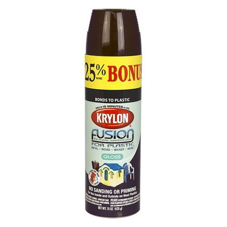 krylon espresso gloss fusion spray paint 15 oz walmart com krylon espresso gloss fusion spray paint 15 oz walmart com