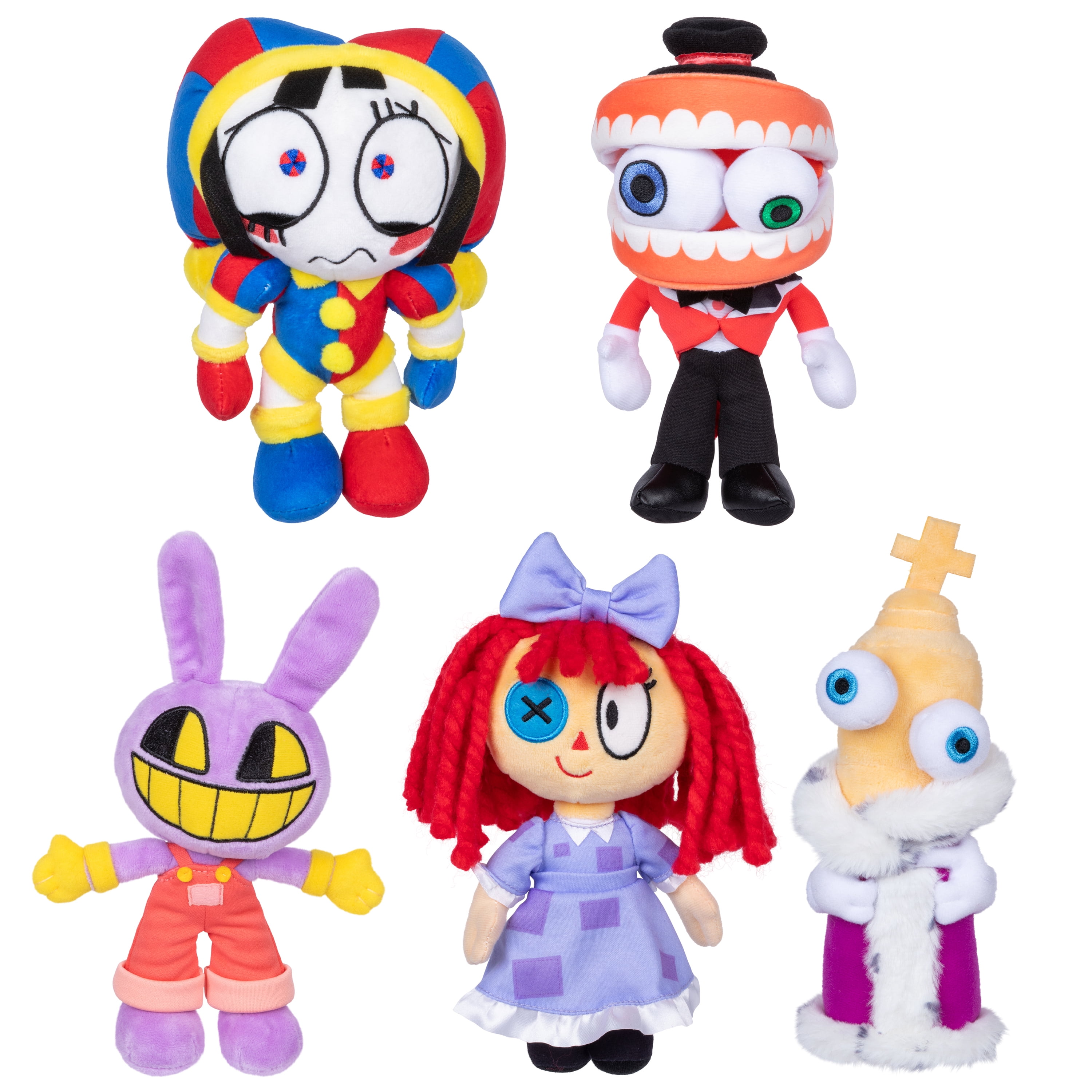 Amazing Digital Circus Deluxe 8" Plush Figures, Five to Collect, Styles Vary, Ages 4+