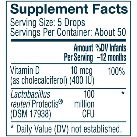 Gerber Good Start Soothe Baby Probiotic Drops with Vitamin D, 0.34 fl oz Bottle