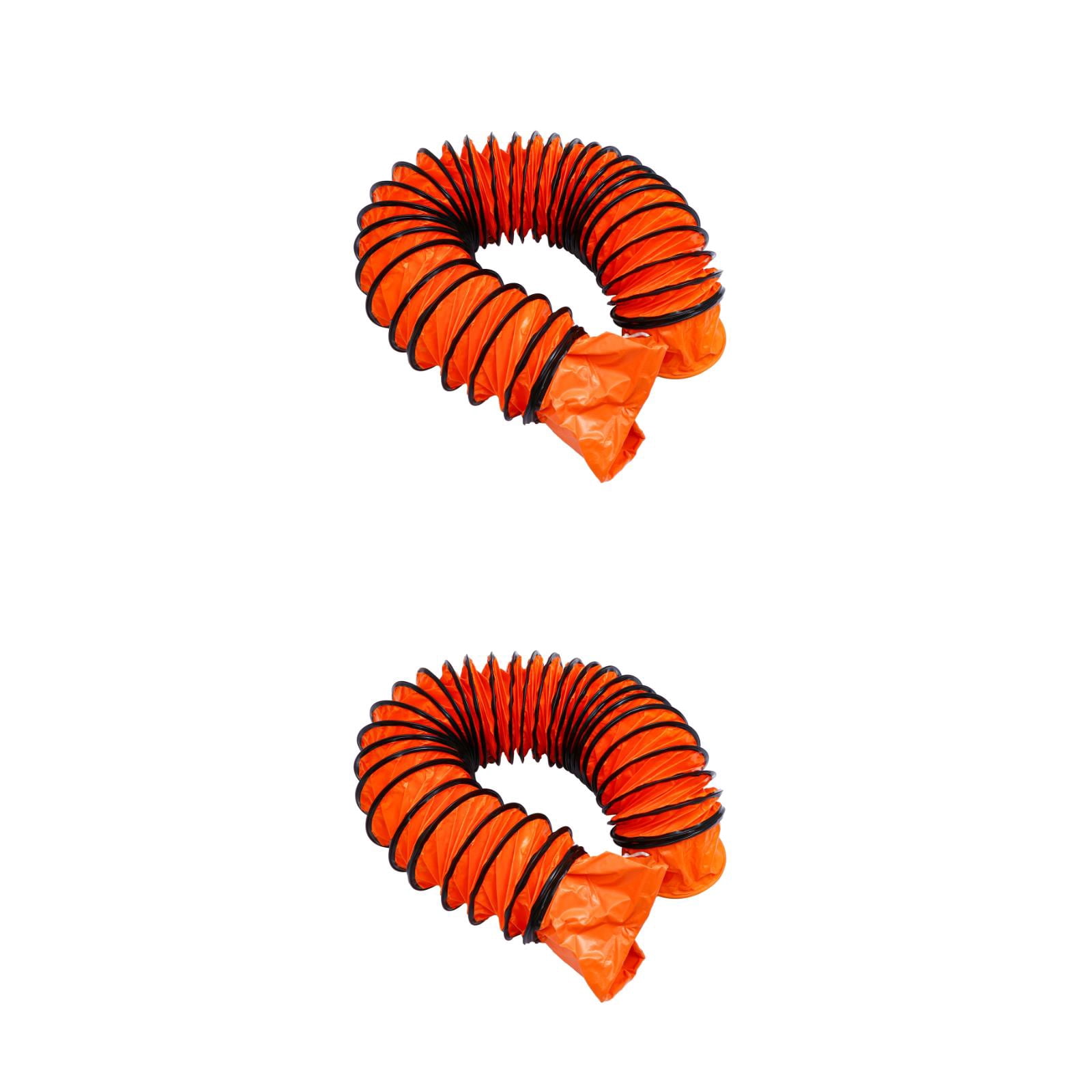 Masteelf 2 pcs  Adaptable Ventilation Tube Vent Hose Waterproof Exhaust Hose (Orange)