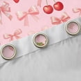 thumbnail image 4 of jejeloiu Sweet Cherry Strawberry Black Out Curtains,Cute Cartoon Bowknot Curtains Pack of 2 (42x63 Each),Pink Bowtie Bow Bedroom Curtains For Girl,Super Cozy Room Decor, 4 of 6