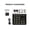 V4 White Type, variant on V4 DJ Mixer Console 4 Channel Mixer Protable 48V Phantom Power USB With Sound Card For PC Recording Singing ,Easy to Operate