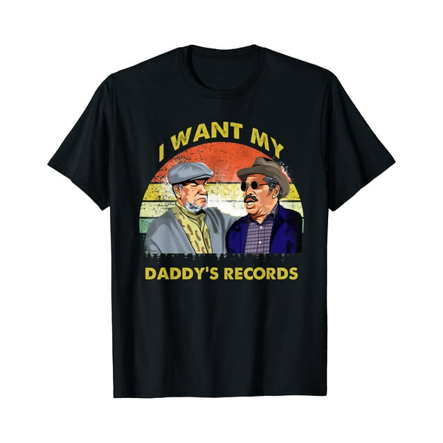 T-Shirt Drôle "Je Veux les Disques de Mon Papa" - comme sur l'Image - m