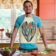 thumbnail image 3 of Wind Catcher Net Apron Art Spring Tropical Nature Theme Neutral Kitchen Apron Hanging Neck For Cooking Gardening Adult Apron, 3 of 5