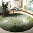 thumbnail image 3 of SAFAVIEH Soho Fiesta Geometric Area Rug, Green/Multi, 6' x 6' Round, 3 of 9