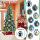 thumbnail image 5 of Adornos de bellota de animales del bosque, acogedores adornos navideños de bosque, decoración para árbol de Navidad, piña personalizada con sombrero rojo, adorno colgante de criatura del bosque, rega, 5 of 6