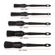 thumbnail image 3 of 5Pcs Multifunctional Soft Fiber Brush Kit for Cleaning Car Tire for Rim Vehicle Washer Interior Car Detailing Brush, 3 of 4