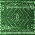 thumbnail image 1 of Ahgly Company Indoor Square Persian Emerald Green Traditional Area Rugs, 5' Square, 1 of 4