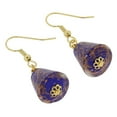 thumbnail image 2 of GlassOfVenice Murano Glass Starlight Cones Earrings - Navy Blue, 2 of 4
