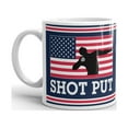 thumbnail image 2 of American Pride Shot Put Coffee Tea Ceramic Mug Office Work Cup Gift 11 oz, 2 of 3