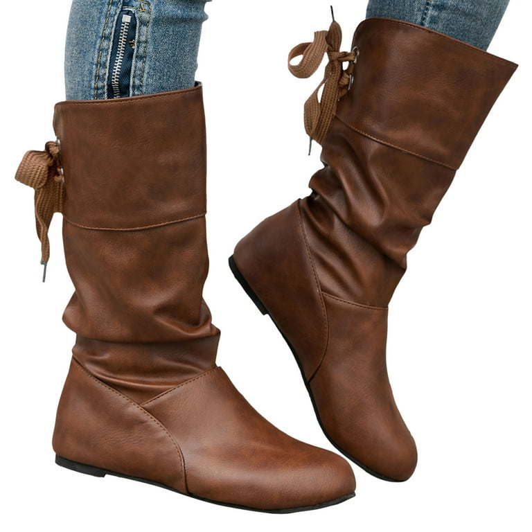 Plus Size Inch Calf Boots GHSOHS Cowboy Boots For Women Extra Wide