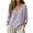 *Purple, variant on VBVC Women's V Neck Striped Tunic Top , Ladies' Casual Long Sleeve Blouse , Loose Summer Beach Shirt For Women, Black , S-2XL