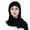 Z6-Black, variant on Hijab for Women, Muslim Long Turban Undercap Set, Instant Scarf, Prayer Clothes For Girls, Abaya, Solid Lightweight Long Adjustable Stretch Elastic Shawl