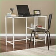 thumbnail image 5 of Desks, Contemporary Metal & Tempered Glass Student Desk - White | Iron Frame | Multi-Use, 5 of 7