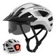 thumbnail image 1 of Casco de bicicleta OutdoorMaster Mountain & Road con luz y gafas, 1 of 7