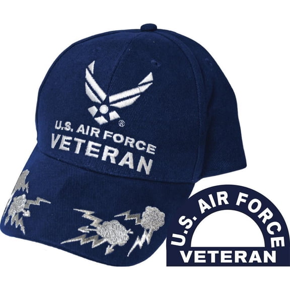 Eagle Emblems CP00412 Cap - USAF, Veteran, Officer