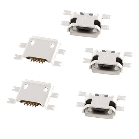 Micro Usb Type B Female 5 Pin Jack Port Socket Connector Solder Type 50pcs Ebay