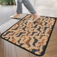 thumbnail image 4 of Retro Style Dachshunds Door Rugs,Washable Non Slip Door Mats Indoor,Decorative Door Mats,Entry Mat Indoor for Entrance,Bedroom,Kitchen,Bathroom,30"x17", 4 of 6