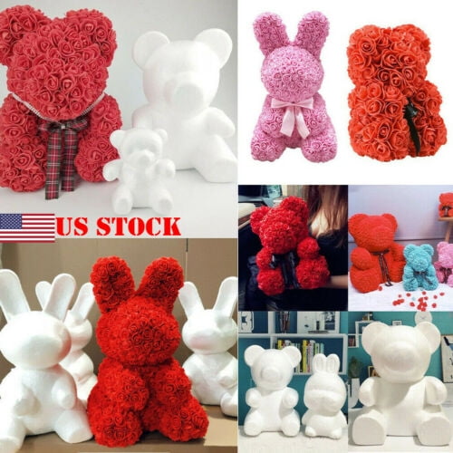 styrofoam teddy bears