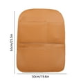 thumbnail image 3 of Car Seat Kick Guard Protection Pad - Leather Backrest Protector Prevents Dirt & Damage, 65x50cm, Universal Fit for Rear Seats, Black/Beige/Coffee/Brown/Wine, 3 of 6