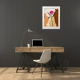 thumbnail image 3 of Wang, Melissa 12x14 White Modern Wood Framed Museum Art Print Titled - Flower Dance III, 3 of 4