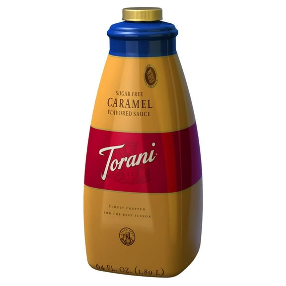 Torani Sugar-Free Caramel Sauce, 64-Ounce
