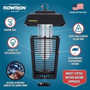 Flowtron Replacement Durable Top Cover for Indoor & Outdoor, 1.5 Acres, Waterproof, Pests Zapper, Black, 1 Count