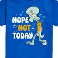 thumbnail image 3 of SpongeBob SquarePants - Squidward Nope Not Today - Toddler & Youth Short Sleeve Graphic T-Shirt, 3 of 7