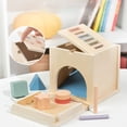 thumbnail image 4 of Montessori Wooden Activity Board For Toddlers Early Learning Develops Hand Eye Coordination Shape Color Recognition Skills, 4 of 8