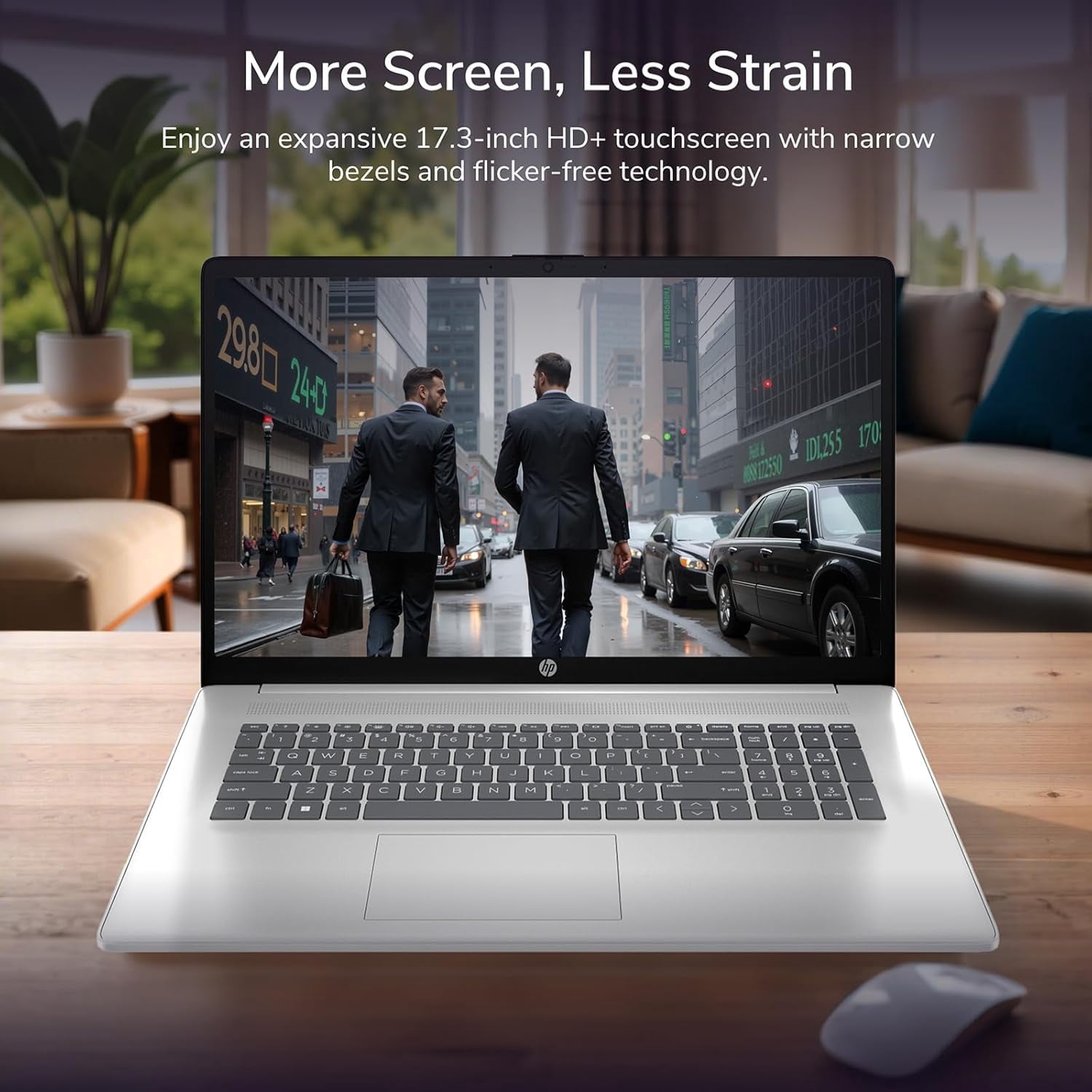 Newest HP 17.3" Diagonal HD touchscreen Laptop, 13th Gen Intel Core i5-1335U Processor, 32GB RAM, 1TB SSD,Backlit Keyboard, Webcam, Wi-Fi 6, Bluetooth,Windows 11 Home, Silver