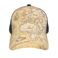 thumbnail image 3 of Disketp World Map Print Trucker Hat Men Women - Mesh Baseball SnapBack Cap, 3 of 7